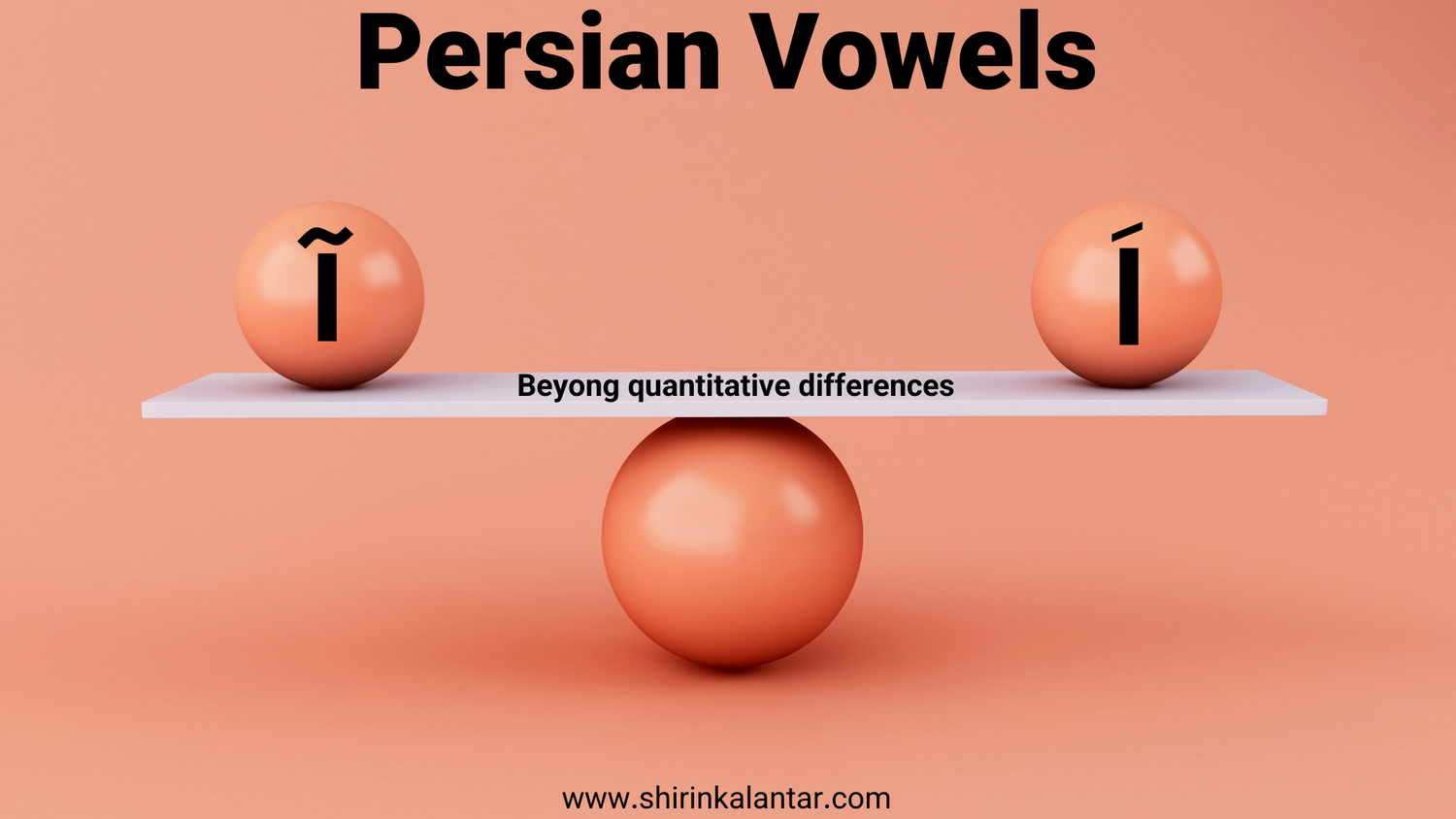 Persian Vowels: Beyond quantitative differences – Shirin School